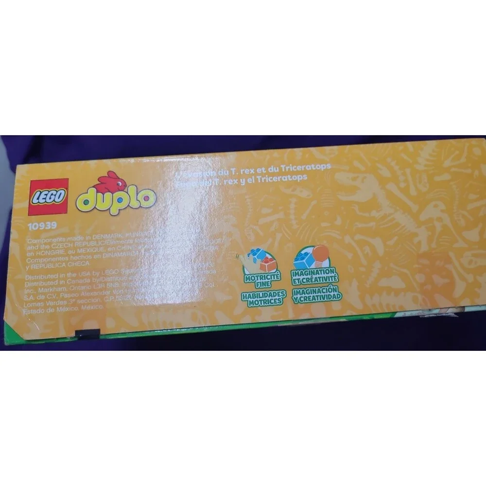 100% COMPLETE! LEGO DUPLO 10939 DINOSAUR BREAKOUT JURASSIC WORLD T REX & TRICERA
